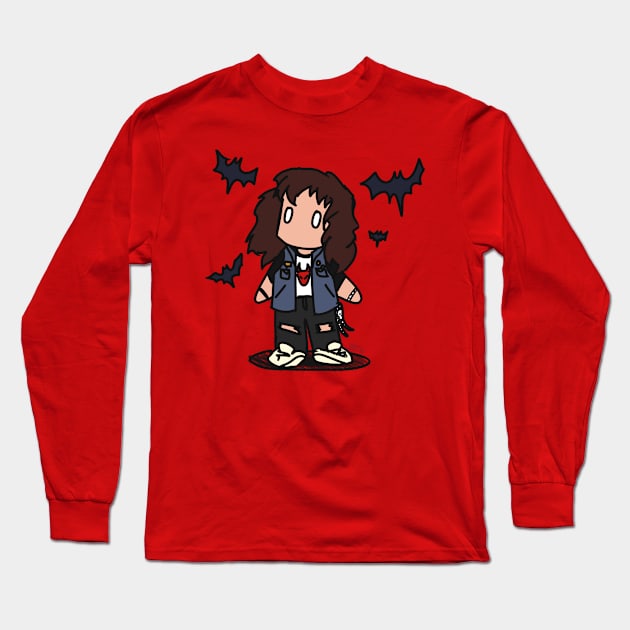 Eddie Munson Long Sleeve T-Shirt by 1smolpotato